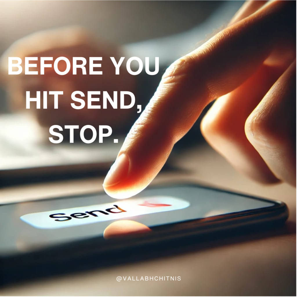 Vallabh Chitnis - IntuiWell - Before You Hit Send Stop