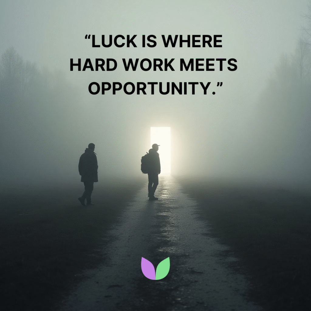 Vallabh Chitnis - IntuiWell - Luck hard work opportunity