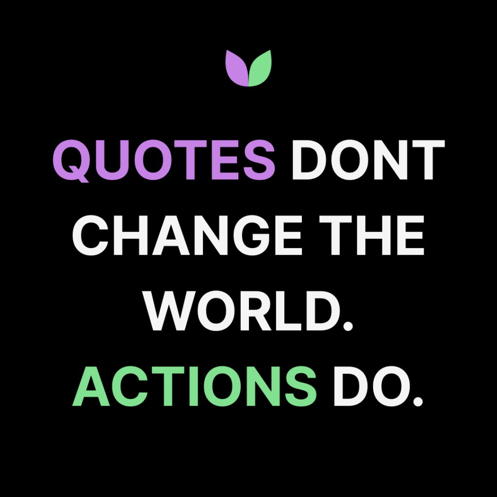 Vallabh Chitnis - IntuiWell - Quotes vs Action
