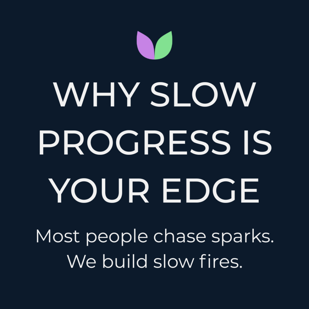 Slow progress is your edge - Vallabh Chitnis - IntuiWell
