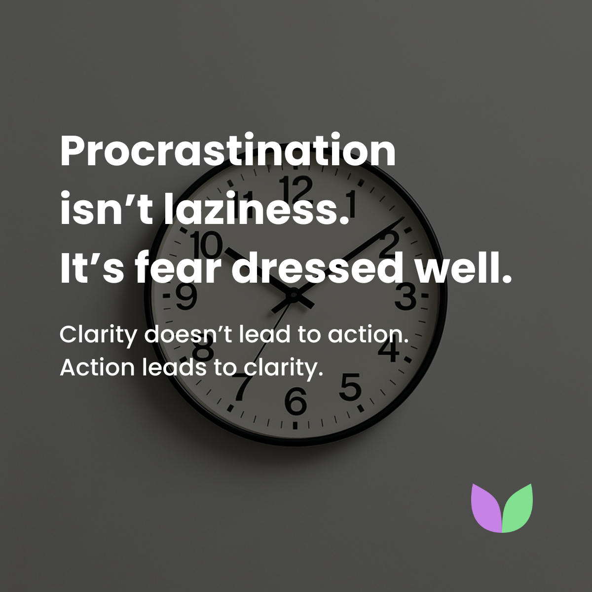 Unspoken Rules to Stay Sane. And Sharp. And Dangerous. 1. Procrastination isn’t laziness. It’s fear dressed well.
Clarity doesn’t lead to action. Action leads to clarity.