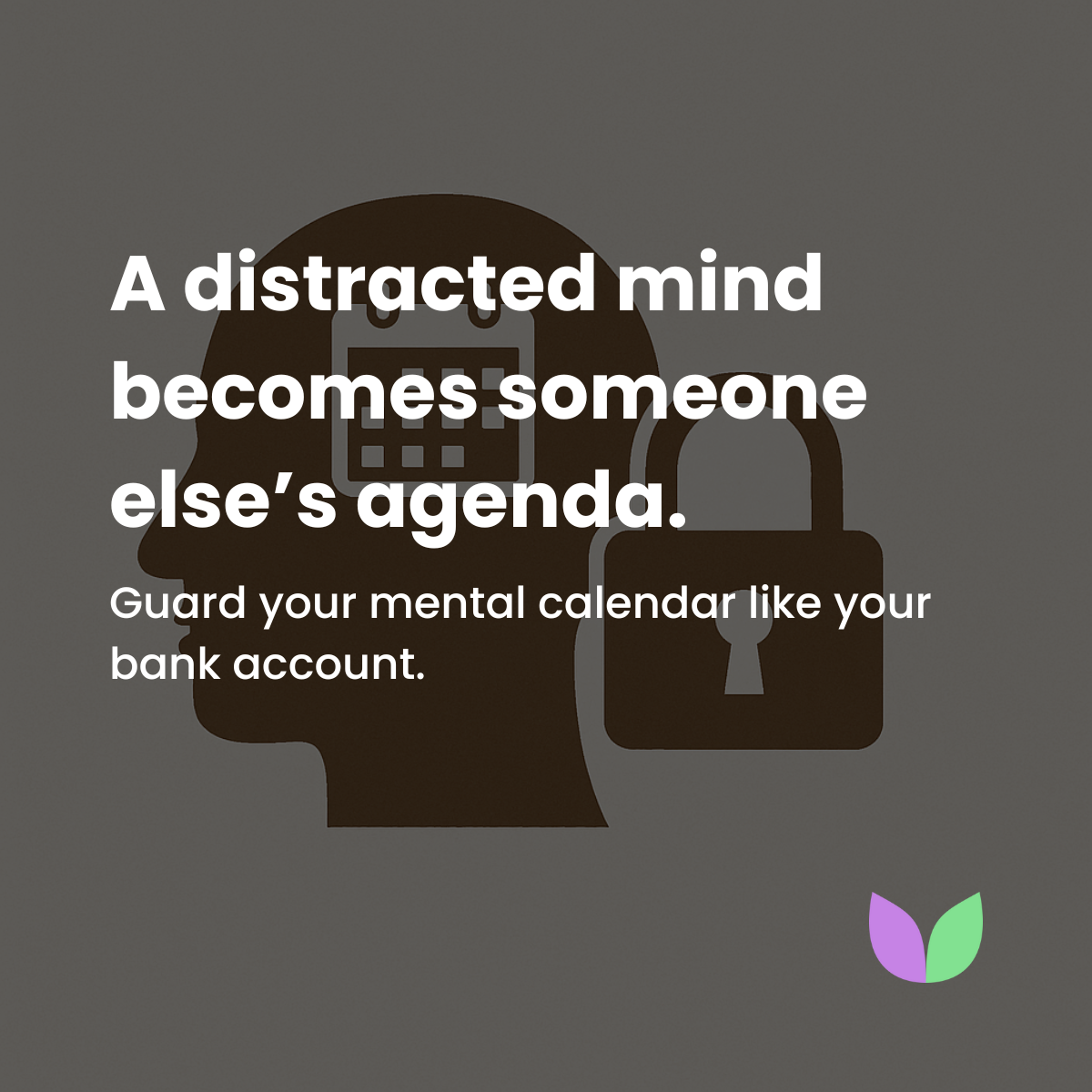 Unspoken Rules to Stay Sane. And Sharp. And Dangerous. 3. A distracted mind becomes someone else’s agenda.
Guard your mental calendar like your bank account.