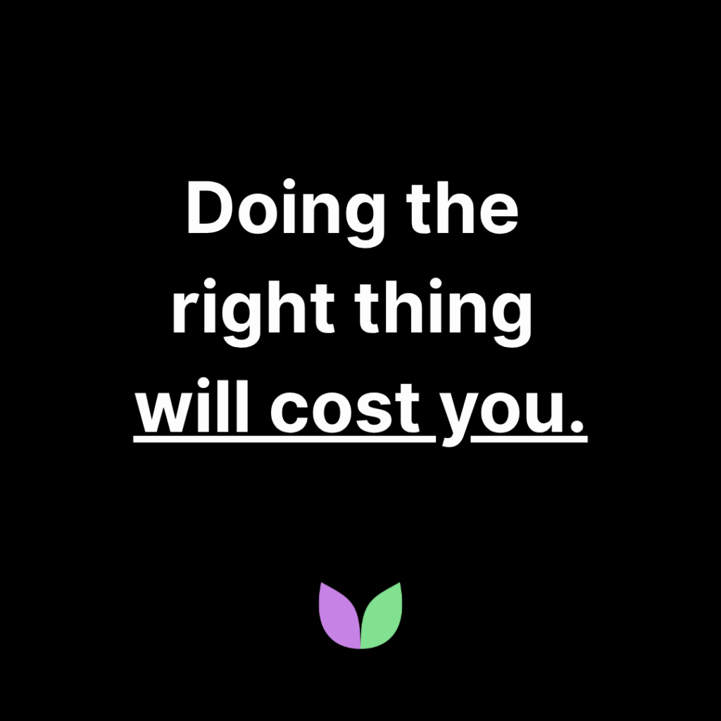 Vallabh Chitnis - IntuiWell - Doing the right thing will cost you