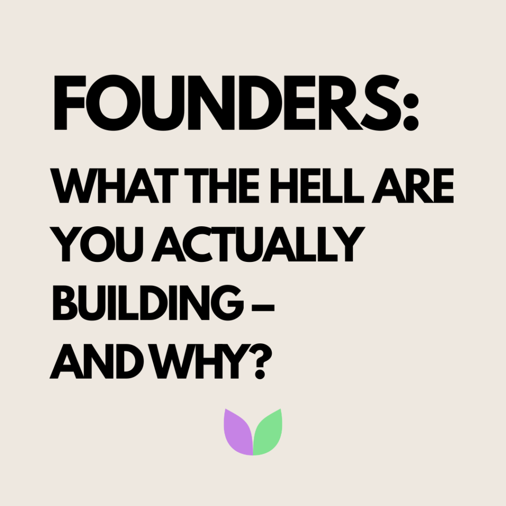 Startups don't die from a lack of funding. They die from a lack of alignment. Modern founder version: "What the hell am I building and why?"