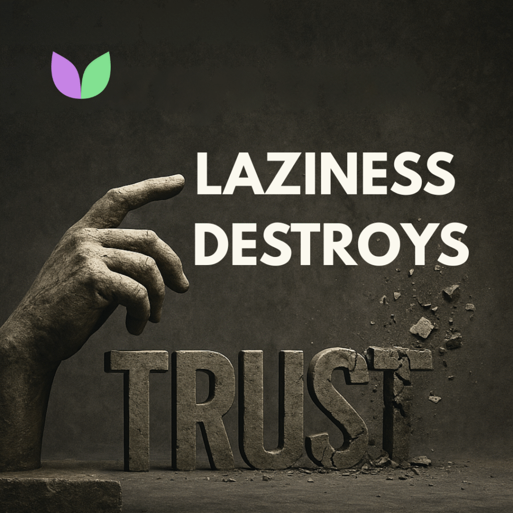 Vallabh Chitnis - IntuiWell - Laziness destroys trust