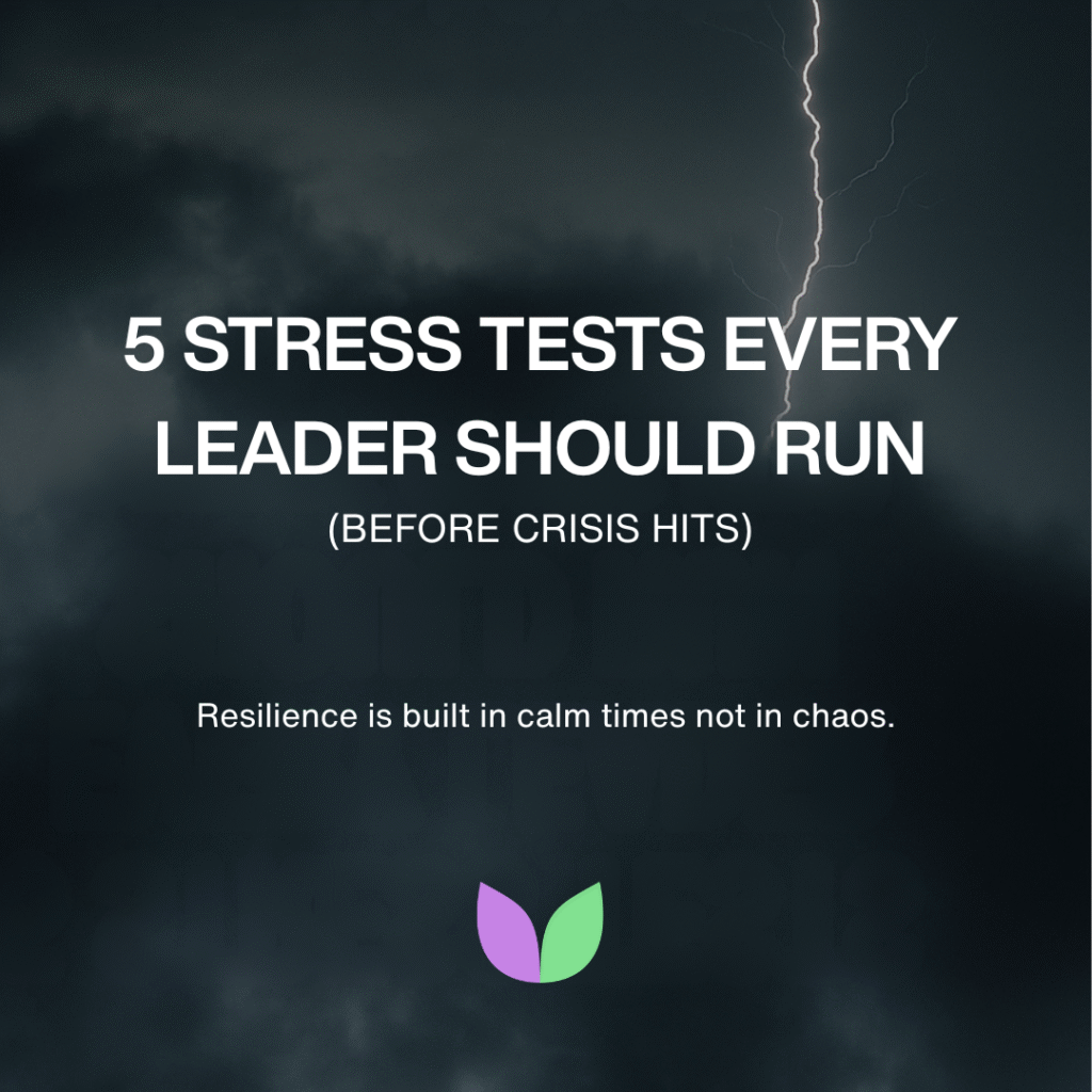 Vallabh Chitnis - IntuiWell - 5 Stress Tests Every Leader Should Run