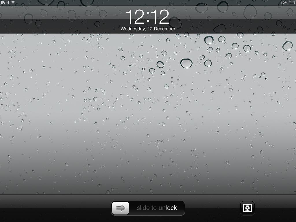 Vallabh Chitnis - Perfect Alignment. iPad 1 screenshot showing 12:12 on 12/12/12 with 12% battery