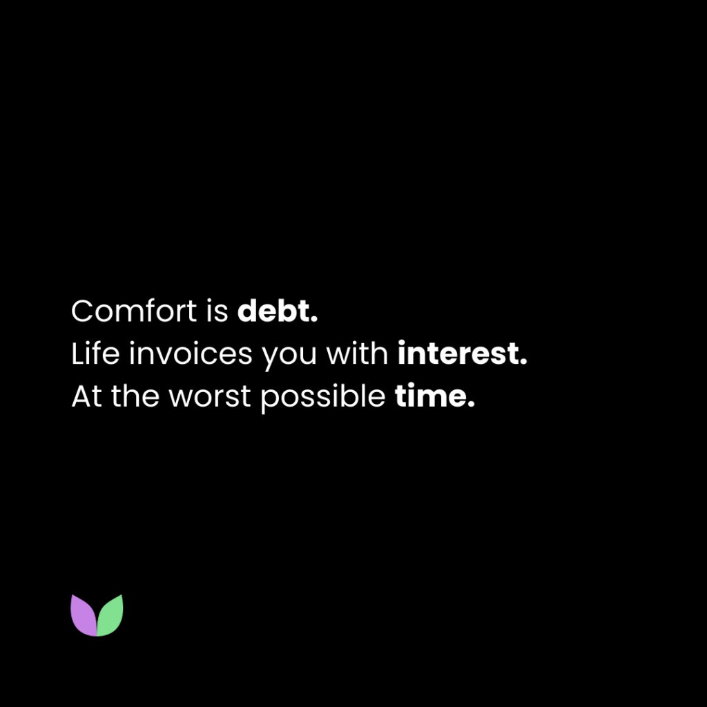 IntuiWell - Comfort is debt