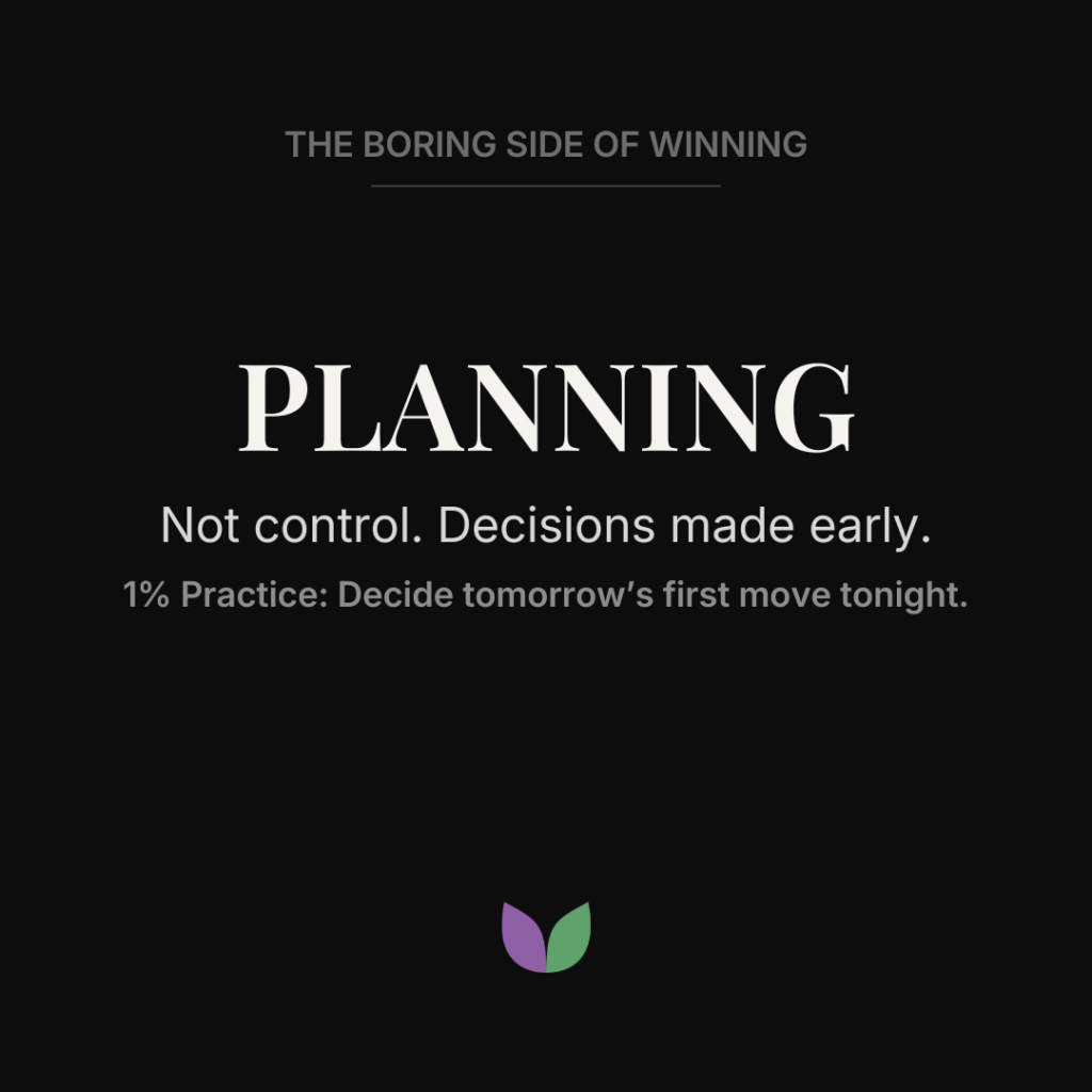 IntuiWell - Planning - how to plan your day